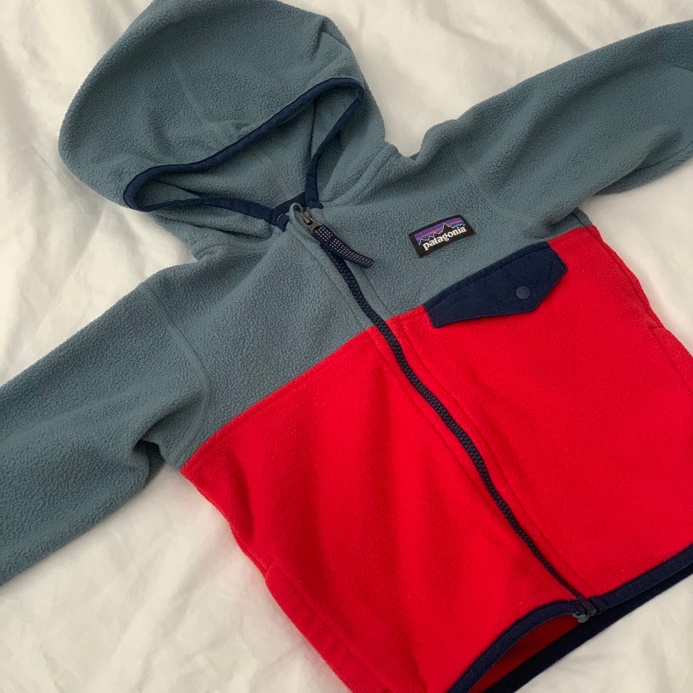 Patagonia Kids' Two-Tone Fleece Hoodie